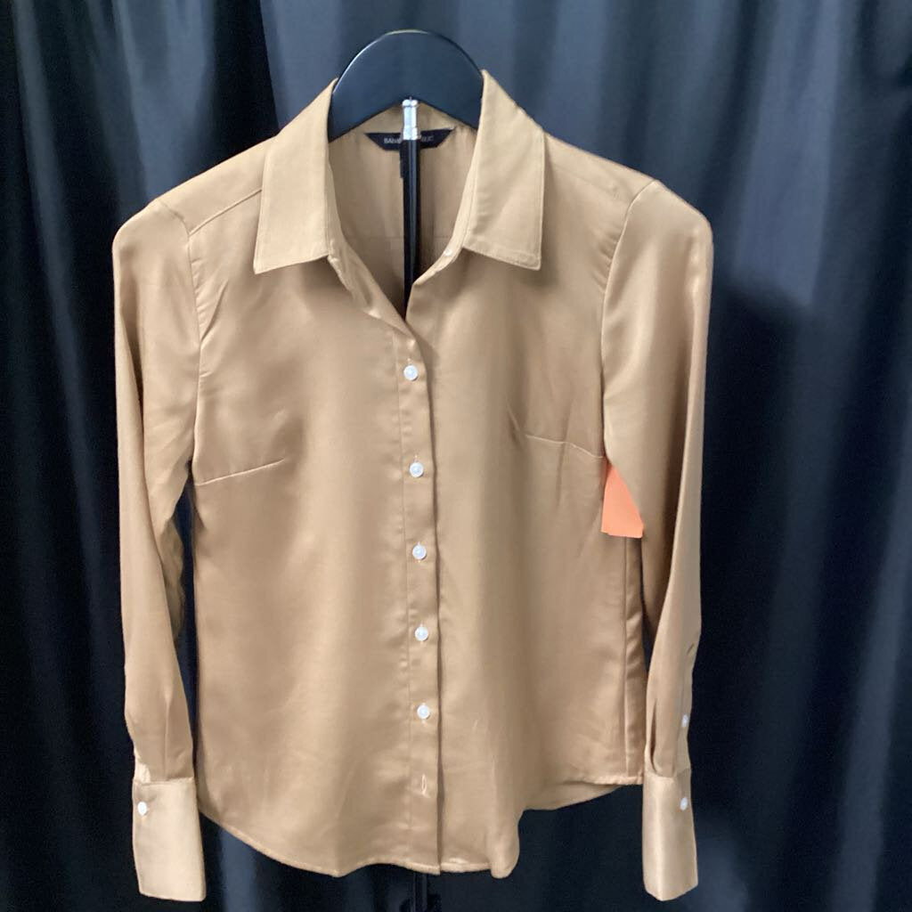 Banana Republic Silky Button Up TOPS XXS