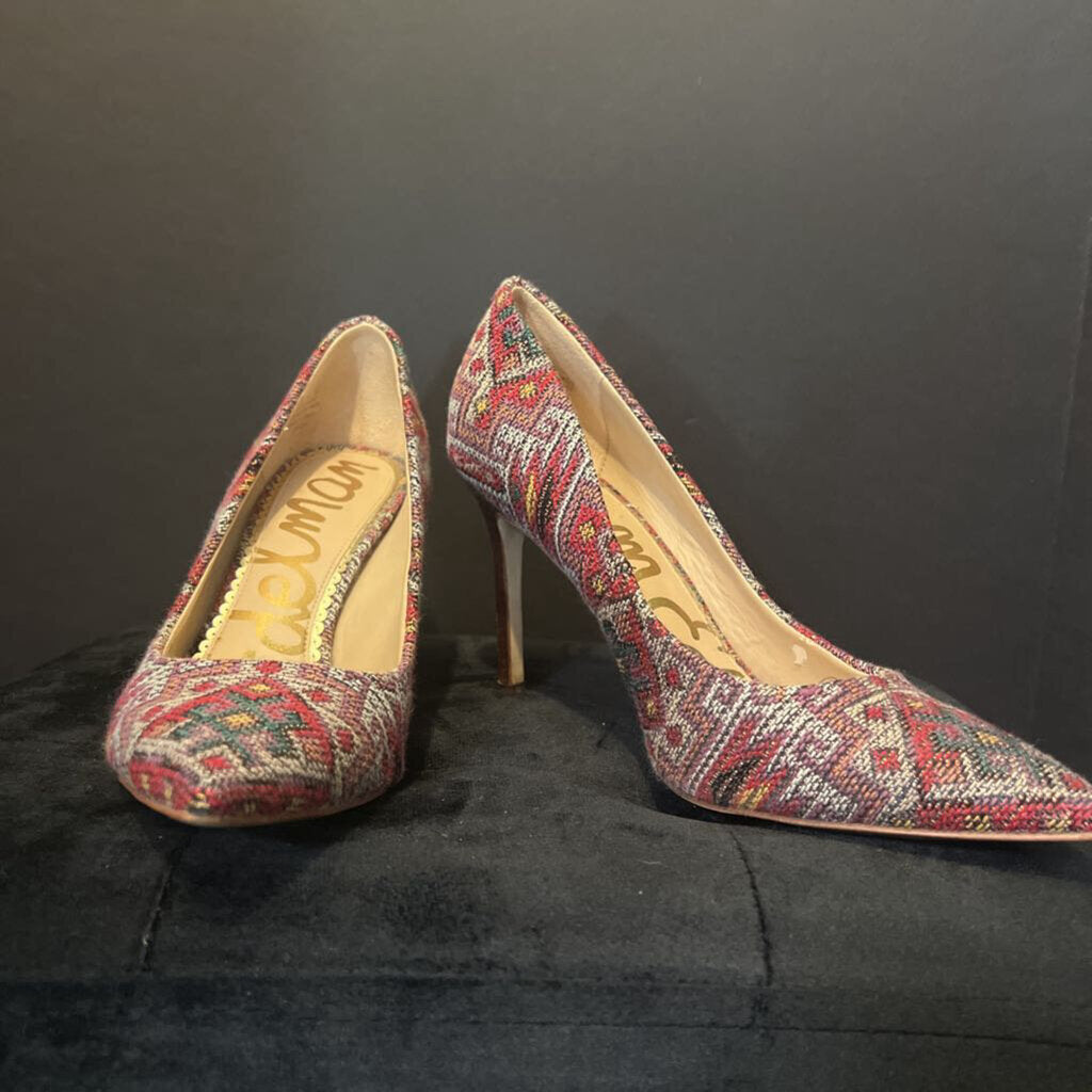 Sam Edelman Textured Patterned Pumps SHOES 8