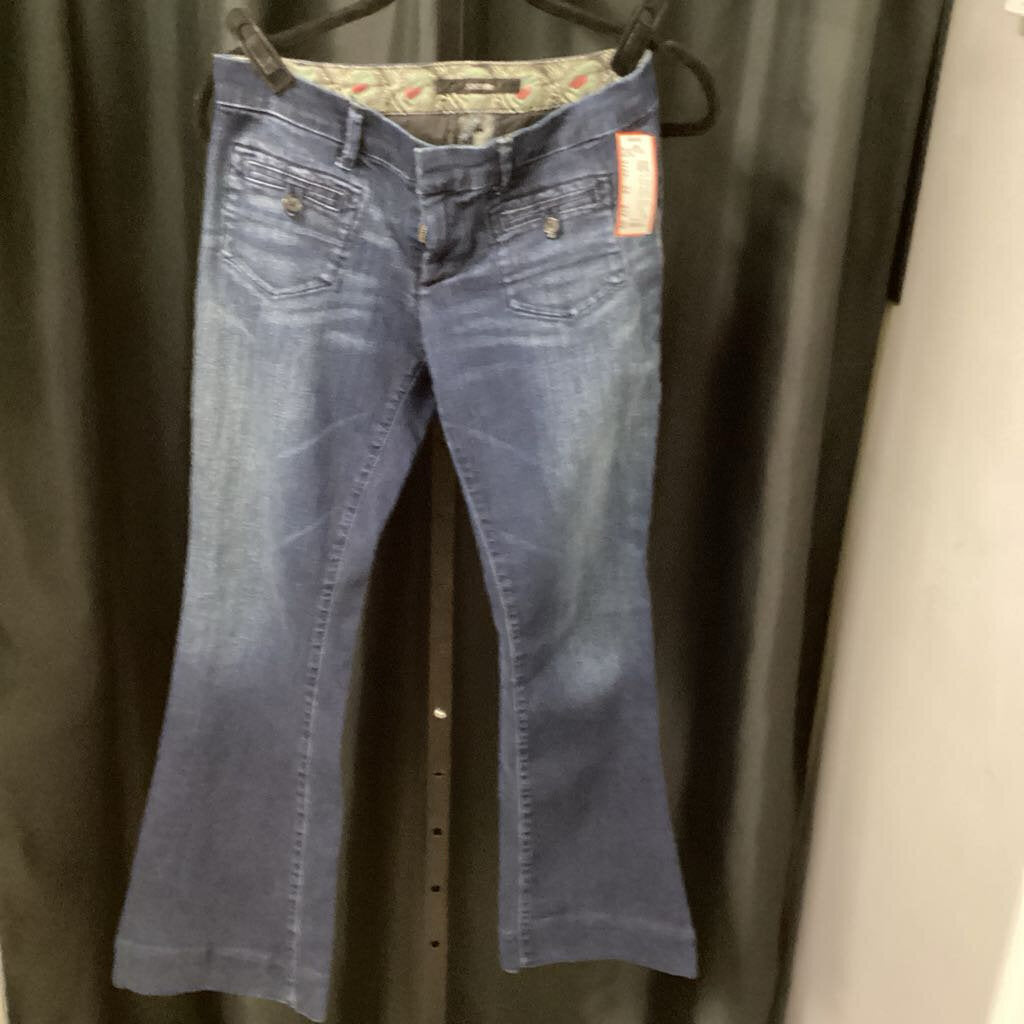 Joes Pocket Front Flare Solid JEANS 28