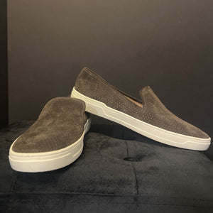 Via Spiga Perforated Suede SlipOns SHOES 9