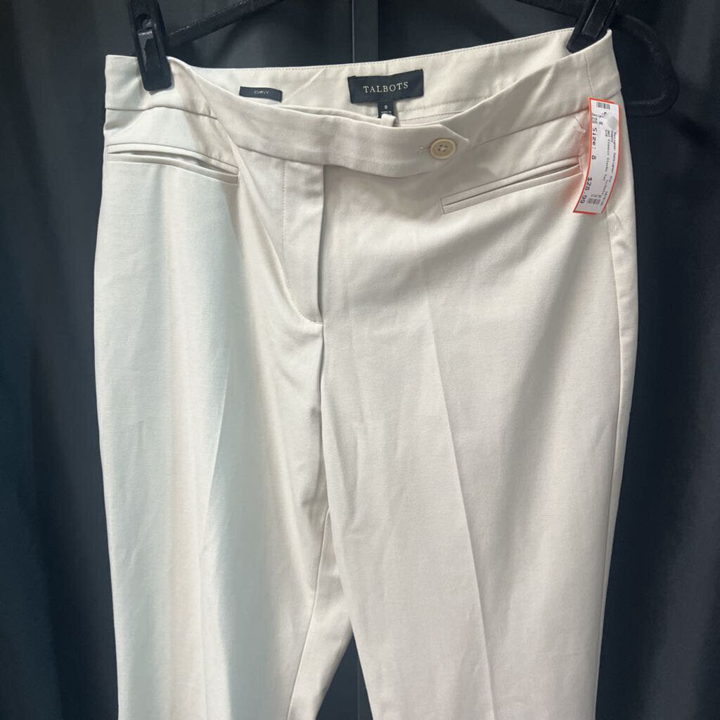 Talbots NWT Classic Slacks PANTS 8