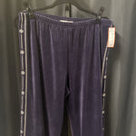 Load image into Gallery viewer, Tory Burch Velvet Side Logo Joggers PANTS M
