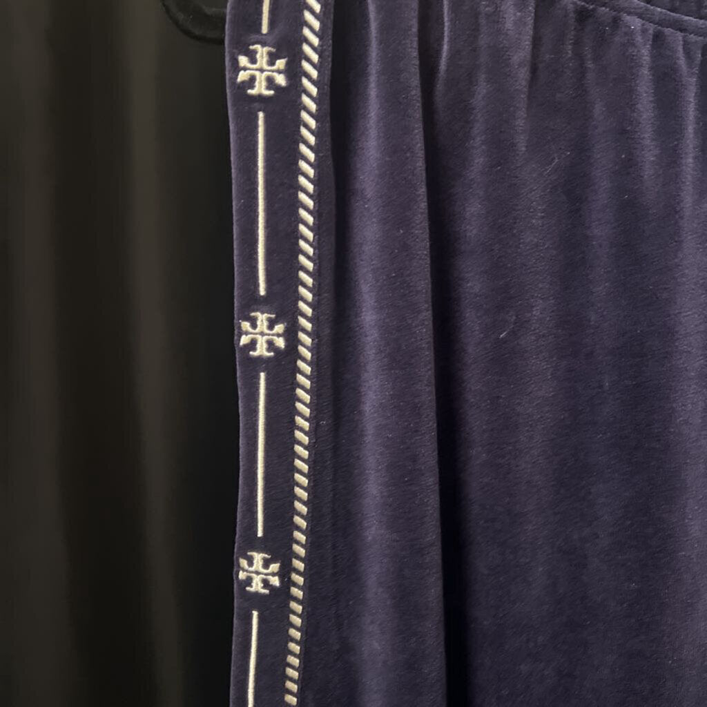 Tory Burch Velvet Side Logo Joggers PANTS M