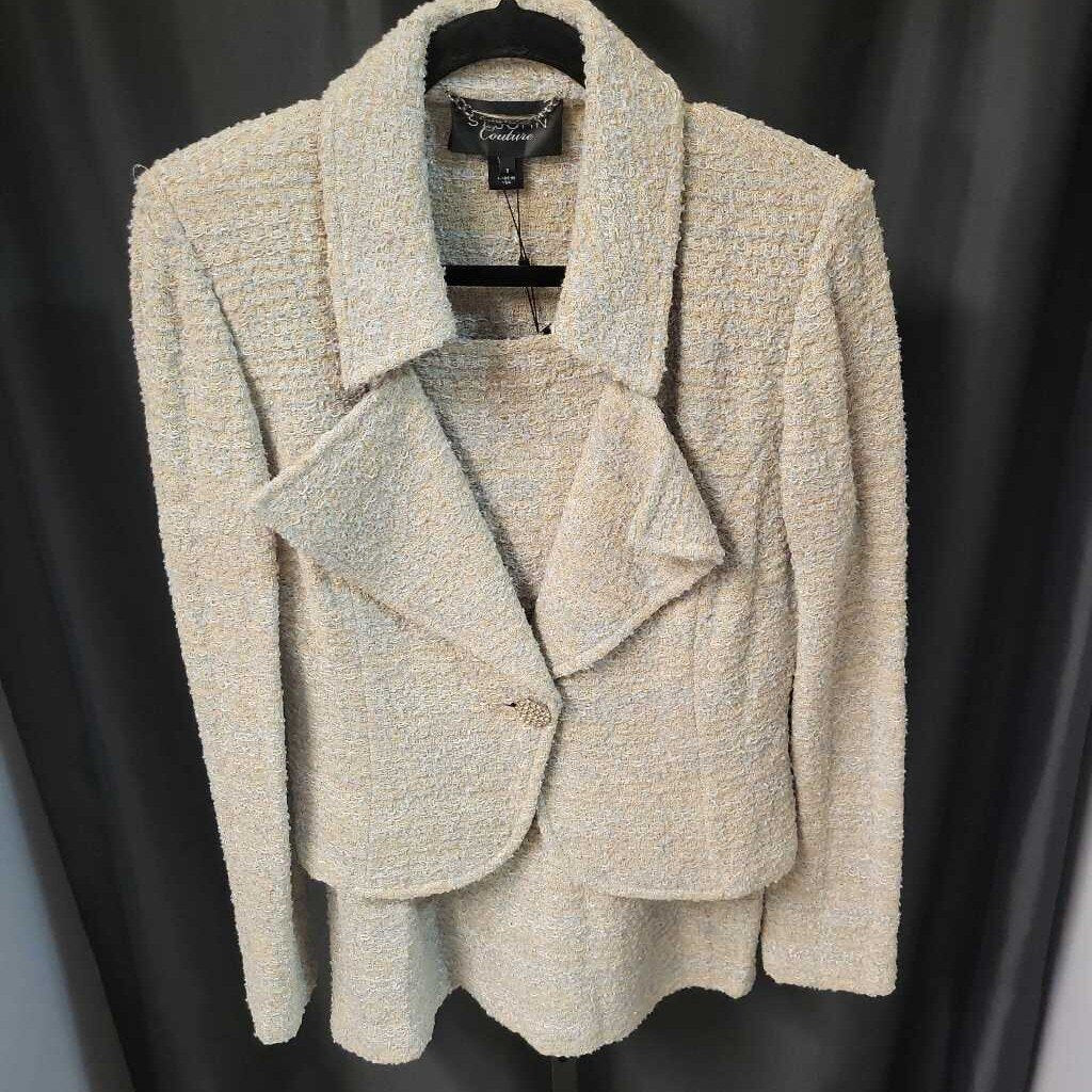 St John Couture Blazer & Skirt 2pc Set SUITS 8