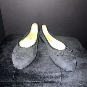 Chanel Suede Ballet Flats SHOES 40