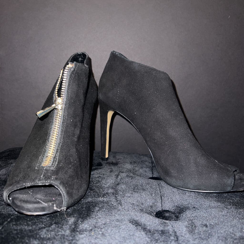 Ann Taylor Suede Zip Front SHOES 7.5