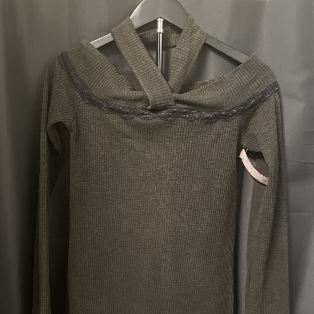 POL Interlocking Neck LS TOPS S