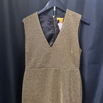Load image into Gallery viewer, Catherine Malandrino Metallic Sparkle Sleeveless Sheath DRESSES 10
