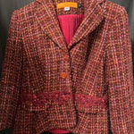 Load image into Gallery viewer, Cynthia Steffe Tweed 2pc Skirt &amp; Blazer SUITS 4/M
