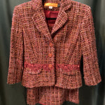 Load image into Gallery viewer, Cynthia Steffe Tweed 2pc Skirt &amp; Blazer SUITS 4/M
