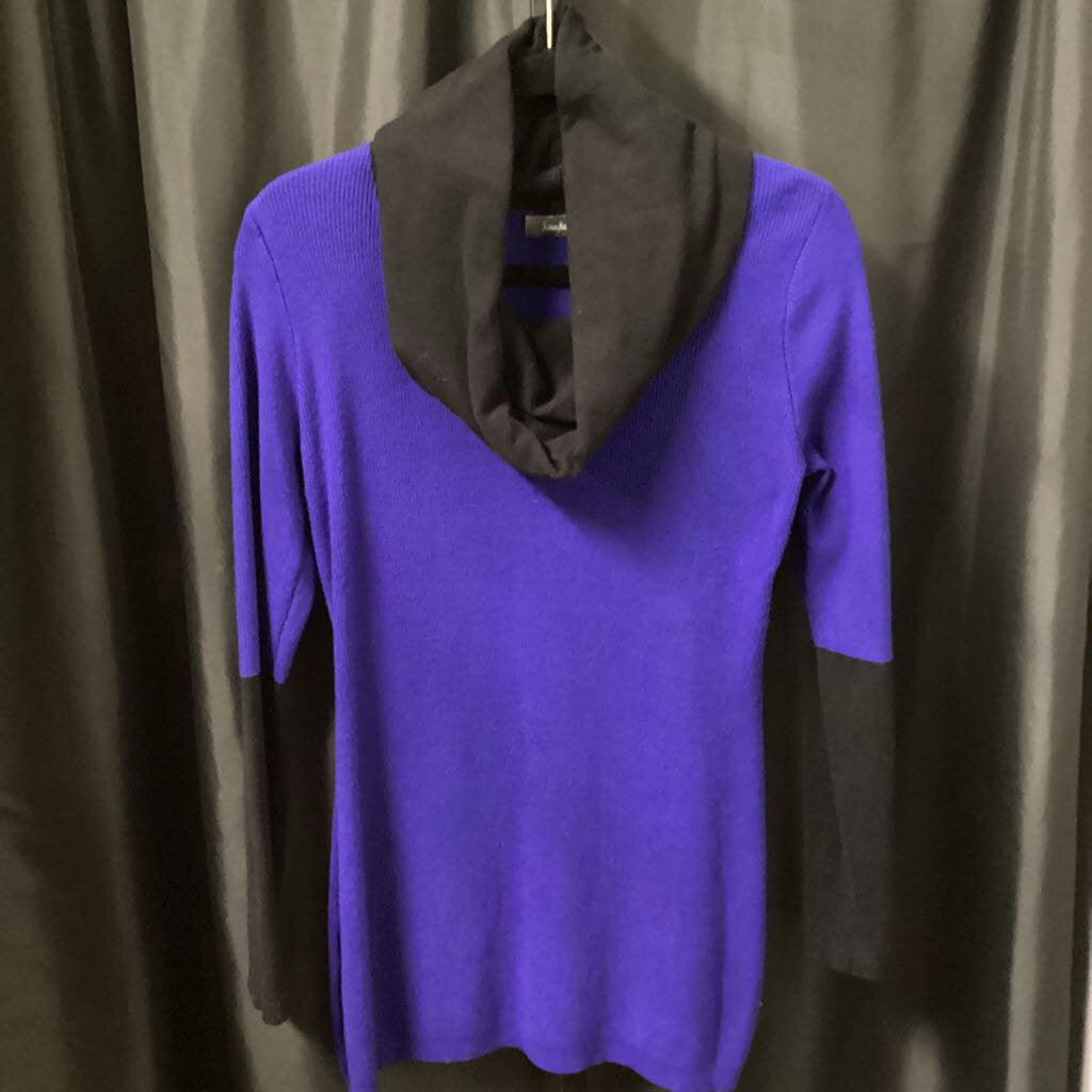 Neiman Marcus Cowl Neck Colorblock SWEATERS M