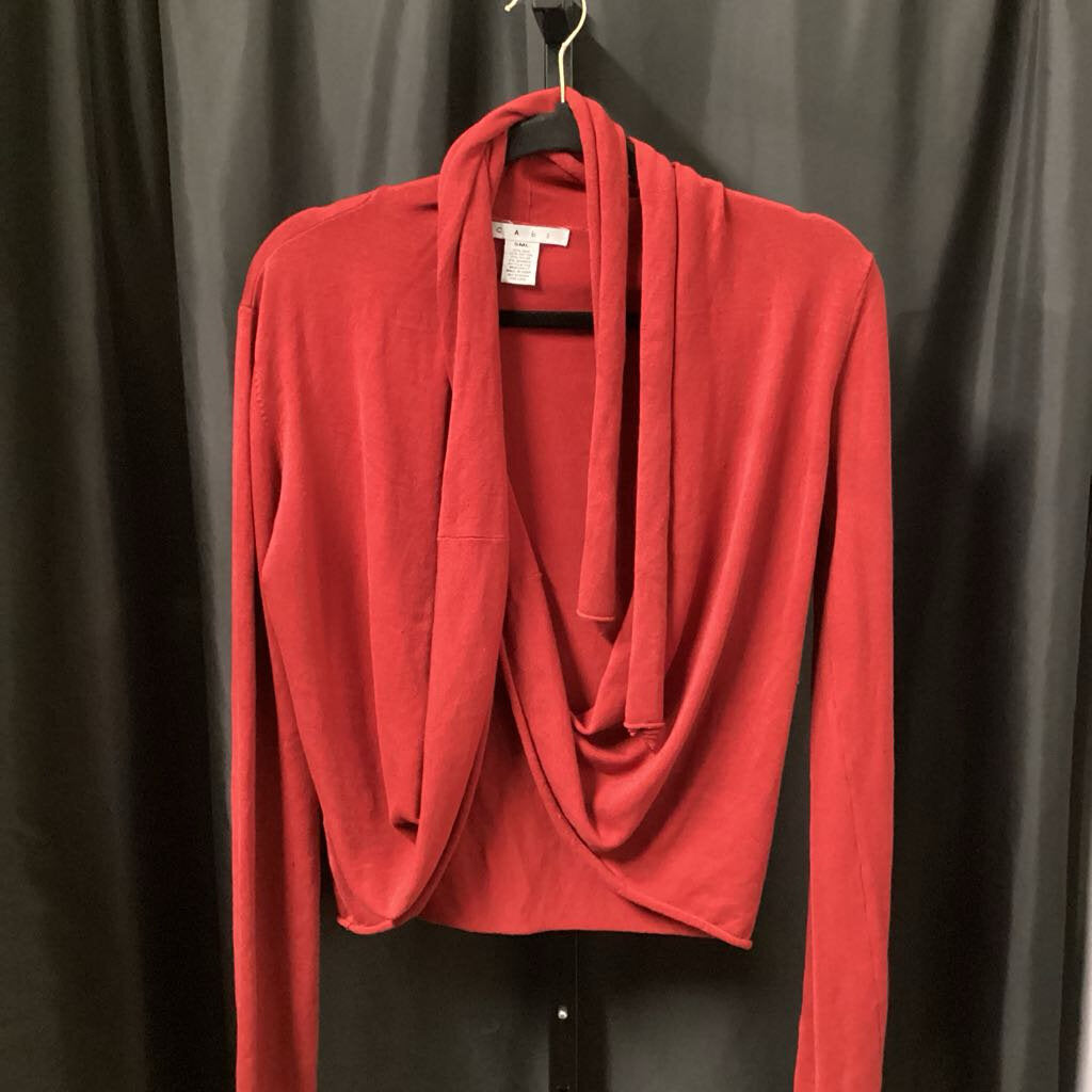 Cabi Cross Front LS SWEATERS S