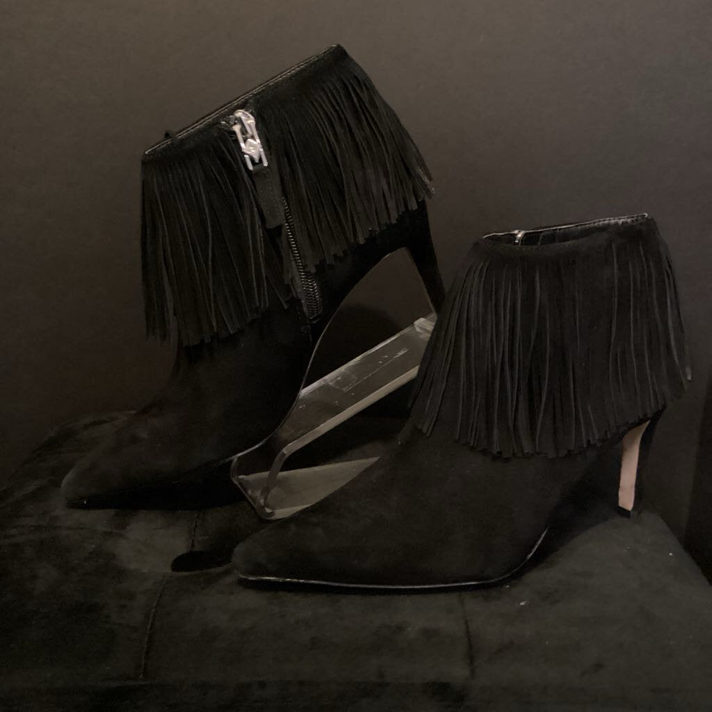 Sam Edelman Fringe Detail Booties BOOTIES 8