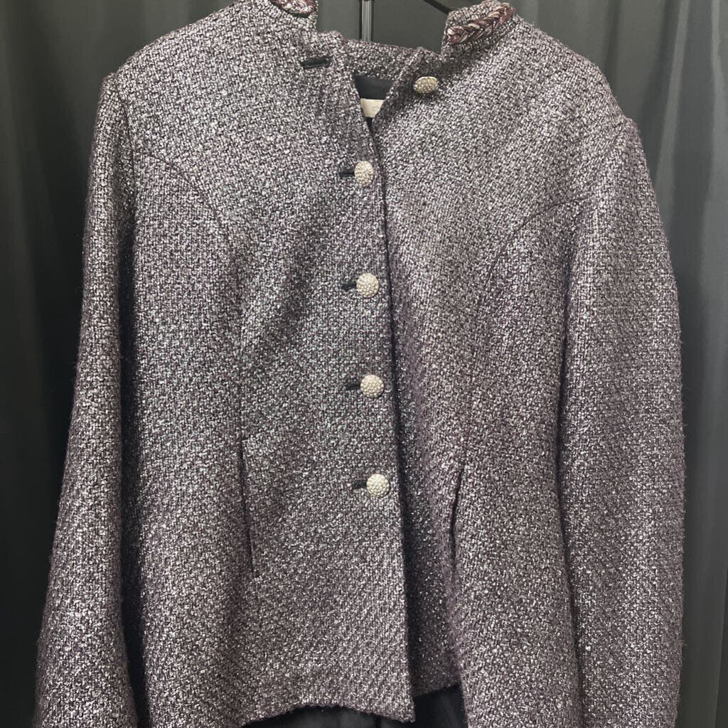 Chicos Bedazzled Button Overcoat JACKETS 2