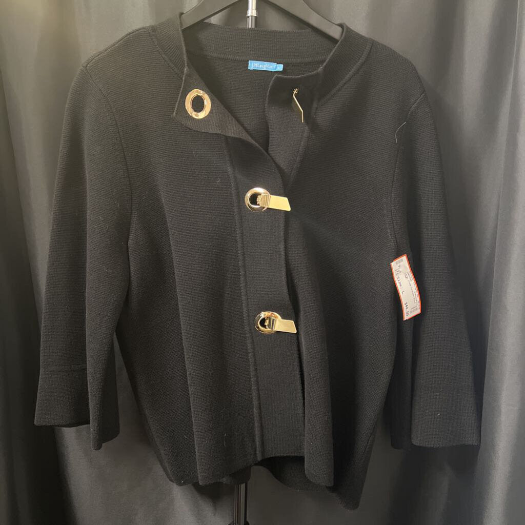 J McLaughlin Large Clasp Cardigan SWEATERS L
