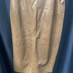 Load image into Gallery viewer, Karen Austin Leather Pencil/Buttons SKIRTS 4/6
