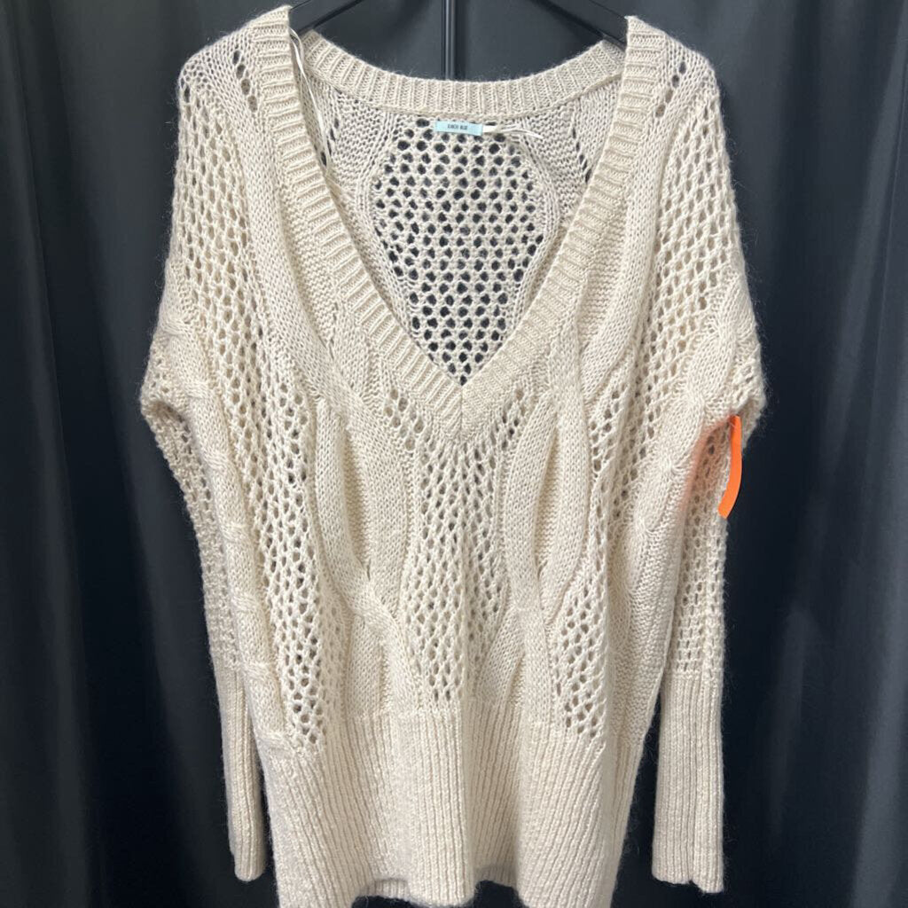 Kimichi Blue Vneck LS Knit SWEATERS XS