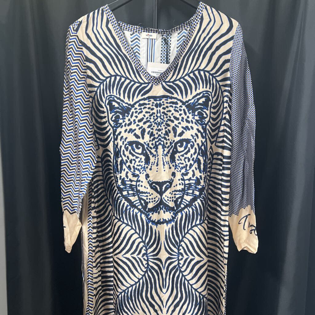 me369 Tiger Graphic Print LS DRESSES M