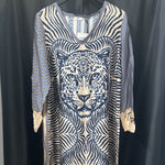 Load image into Gallery viewer, me369 Tiger Graphic Print LS DRESSES M
