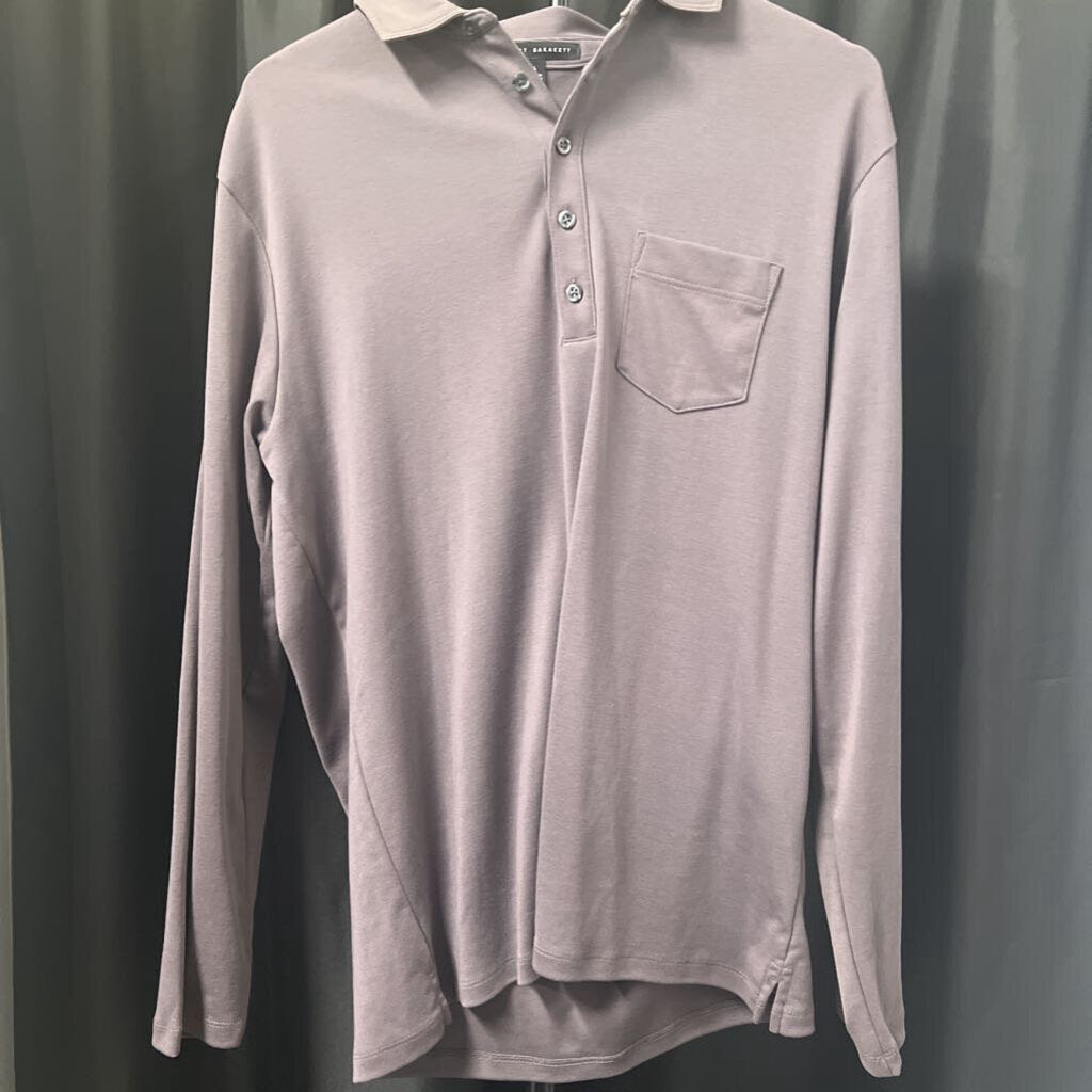 Robert Barakett L/S 1/4 Button Knit MENS SHIRTS L