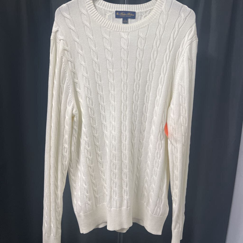 Brooks Brothers Cableknit L/S MENS SWEATERS L