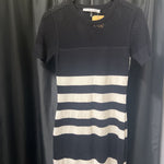 Load image into Gallery viewer, Trina Turk NWT Striped Perforated Top SS DRESSES P
