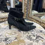 Load image into Gallery viewer, Nordstrom Suede Ankle Kitten Heels BOOTIES 8.5
