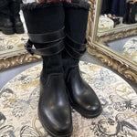 Load image into Gallery viewer, Coach Suede Fur Lined Midi BOOTS 8
