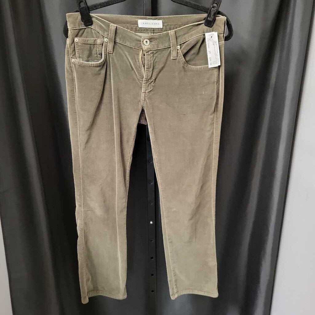 James Jeans Velvet Straight Leg PANTS 27