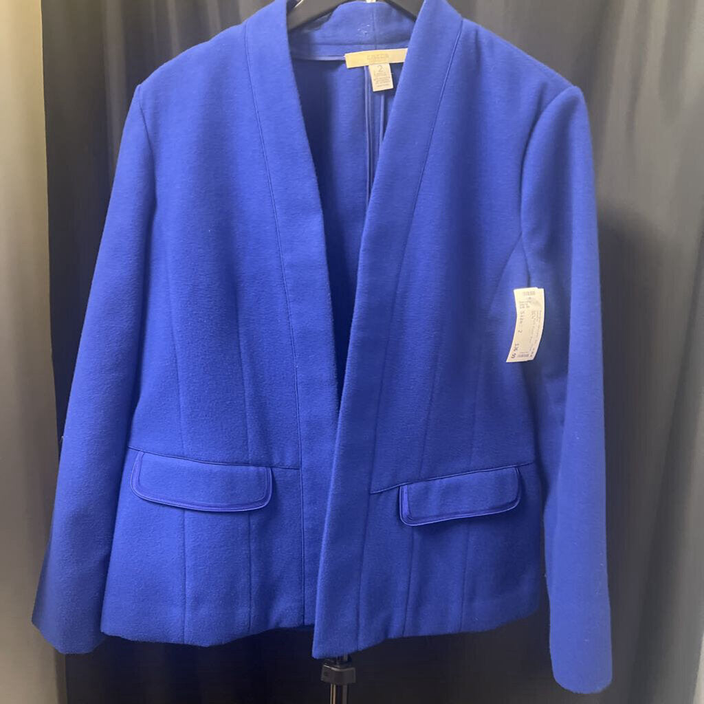 Chicos Soft Felt Blazer JACKETS 2