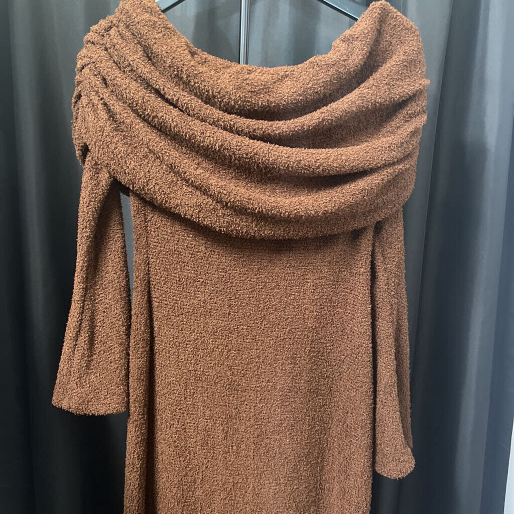 ASOS Furry Off Shoulder Maxi DRESSES OS