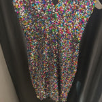 Load image into Gallery viewer, Dress The Populatio Multicolor Sequin SS DRESSES M
