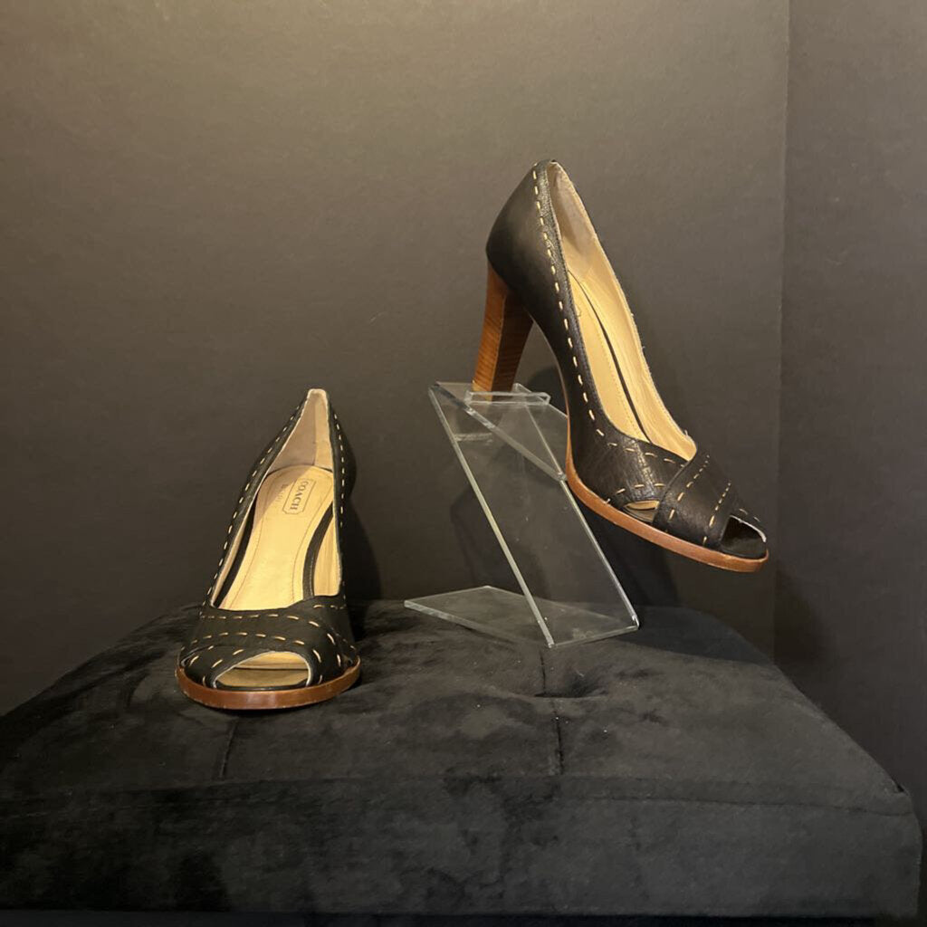 Coach Peep Toe Heels SHOES 10