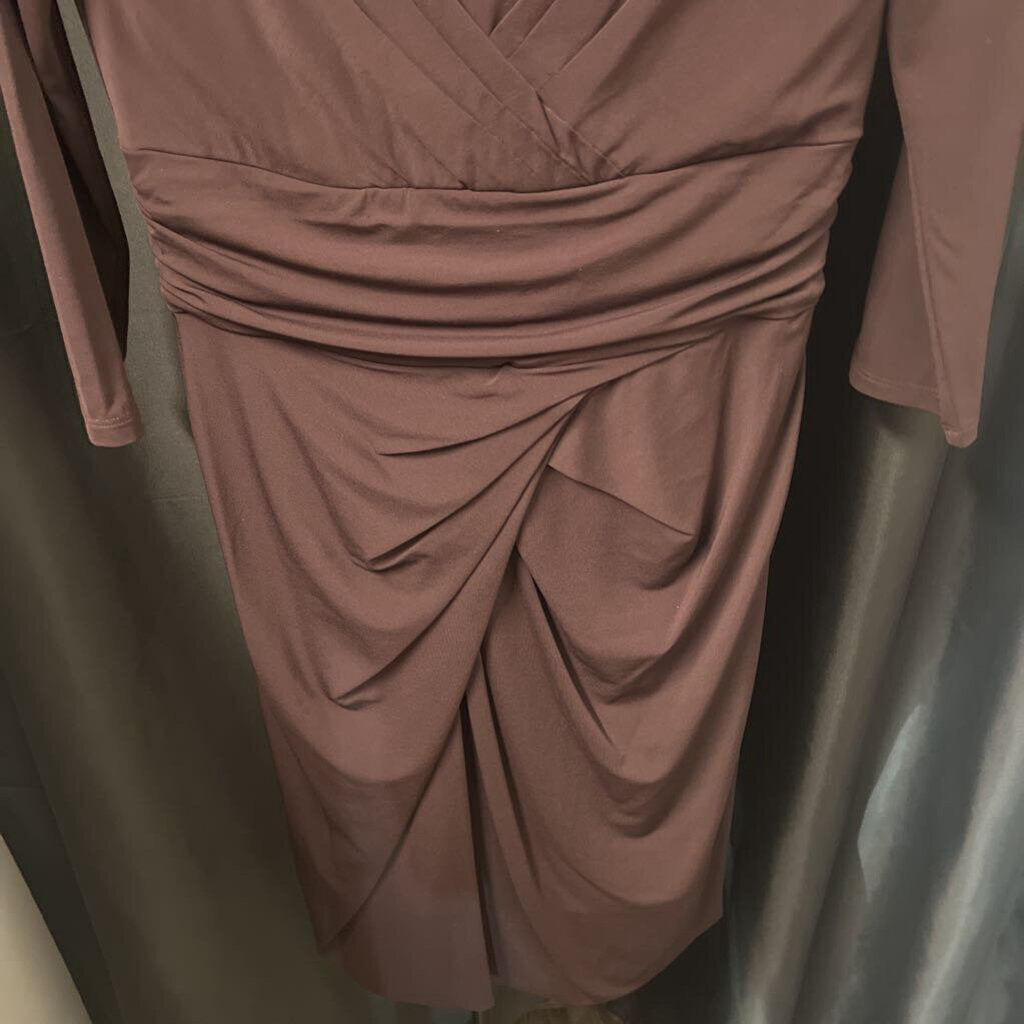 MaxMara 3/4 Sleeve Gathered Waist DRESSES 44