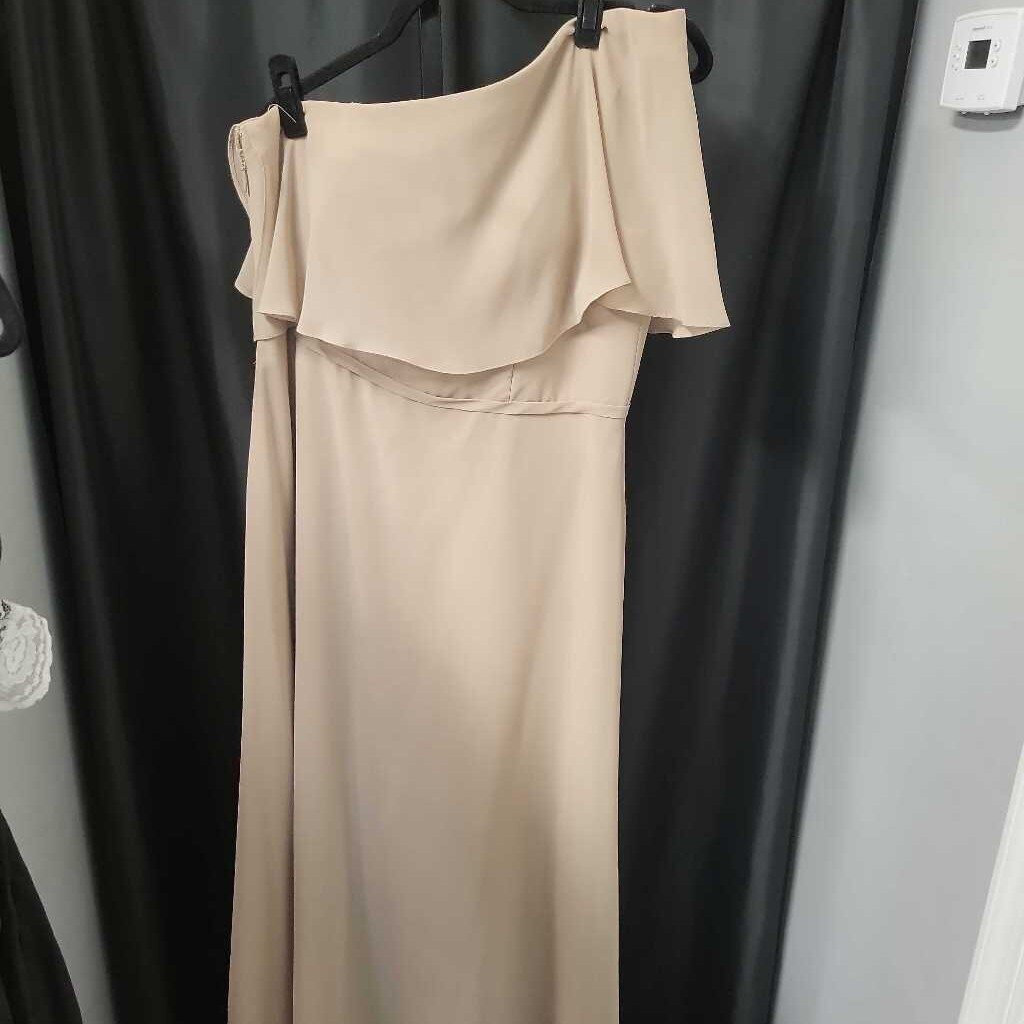 Azaz One Shoulder Simple Maxxi Sheath EVENING 14