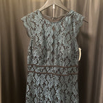 Load image into Gallery viewer, Nightway Sparkle Cap Sleeve Lace Overlay EVENING 10p
