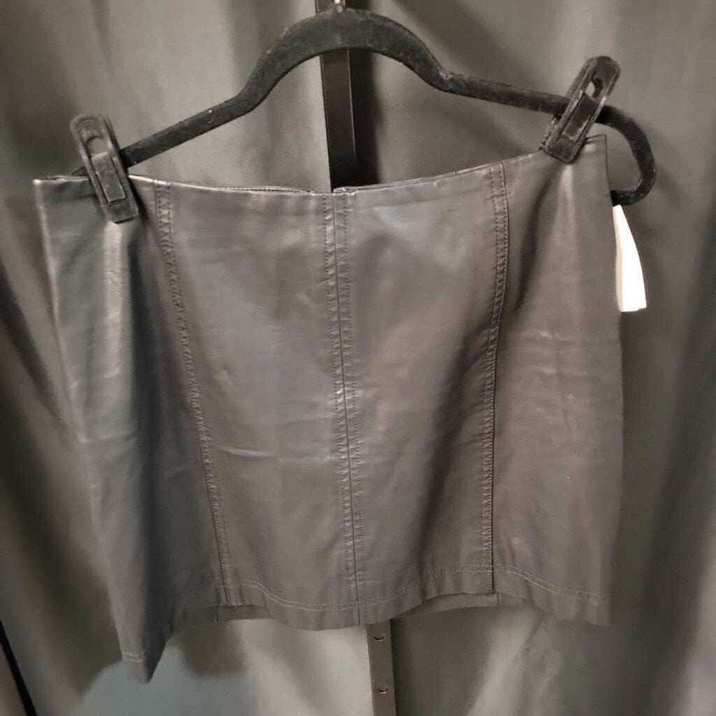Free People Leather Mini SKIRTS 10