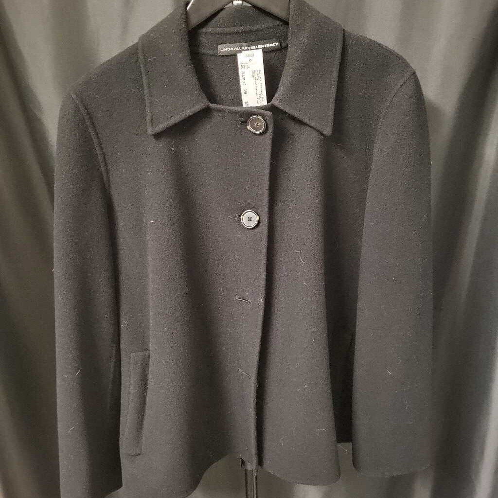 Ellen Tracy Wool Blend Overcoat JACKETS 10