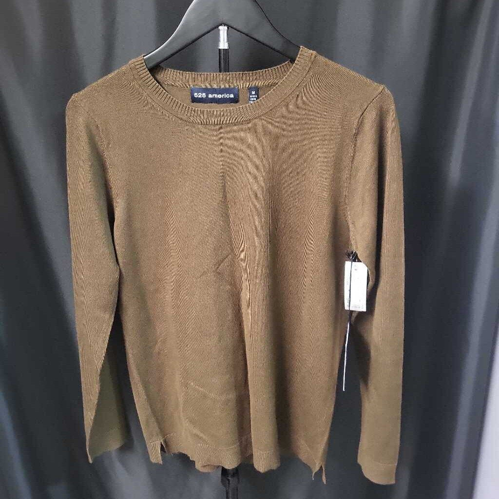525 America NWT Crew Neck LS SWEATERS M