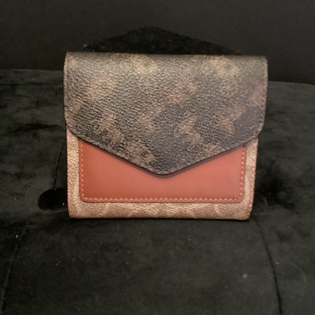 Coach Horse Carriage Trifold Snap WALLETS XS