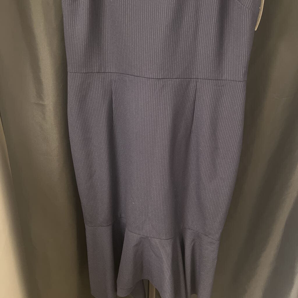 Ellie Tahari Striped Flounce DRESSES 10