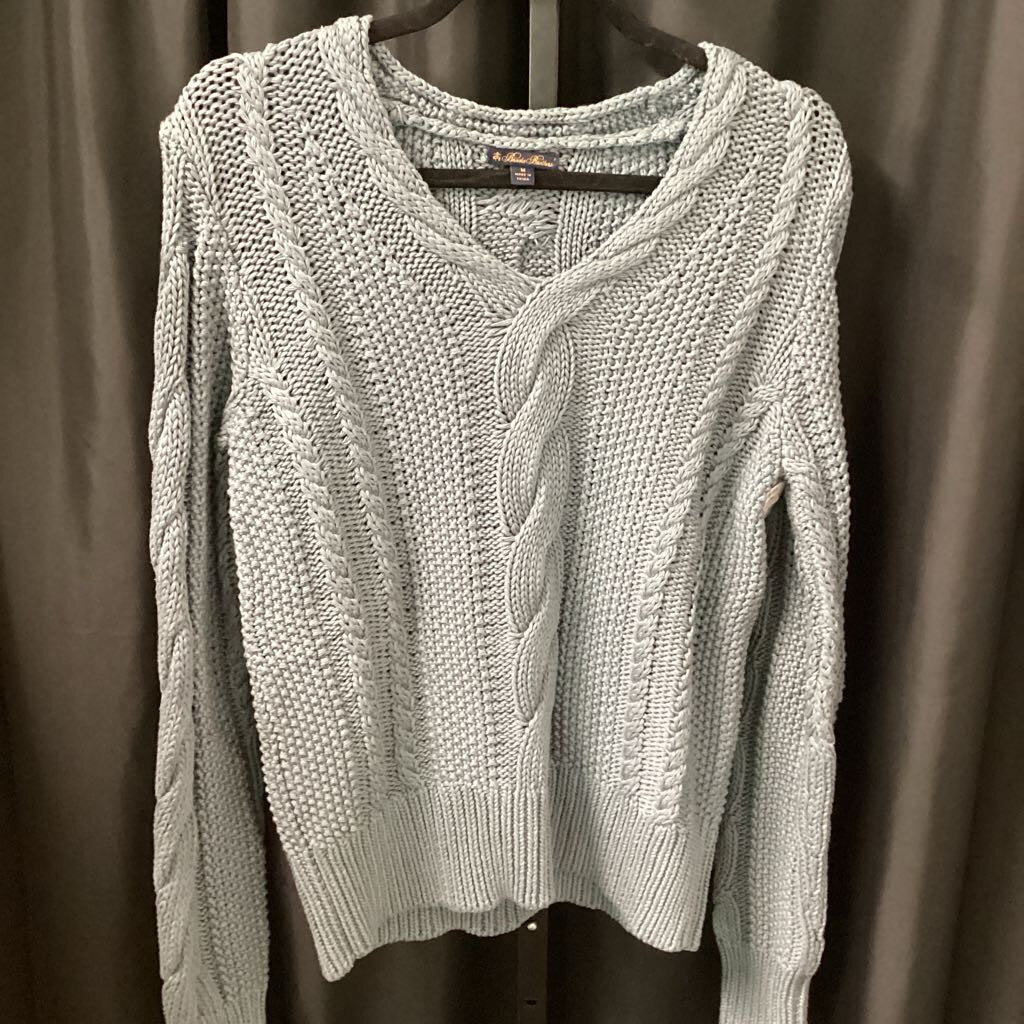 Brooks Brothers Chunky Cableknit LS SWEATERS M