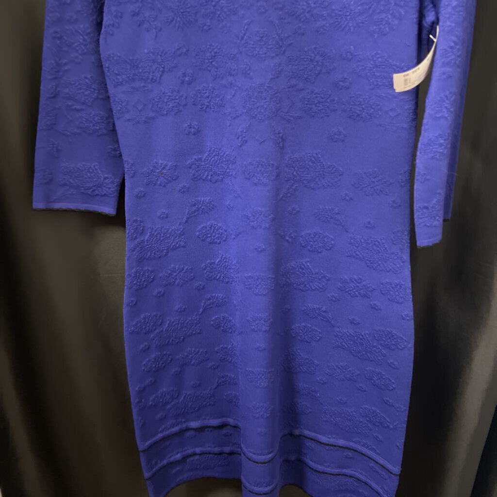 Carlisle Knit SS Floral Embossed DRESSES M