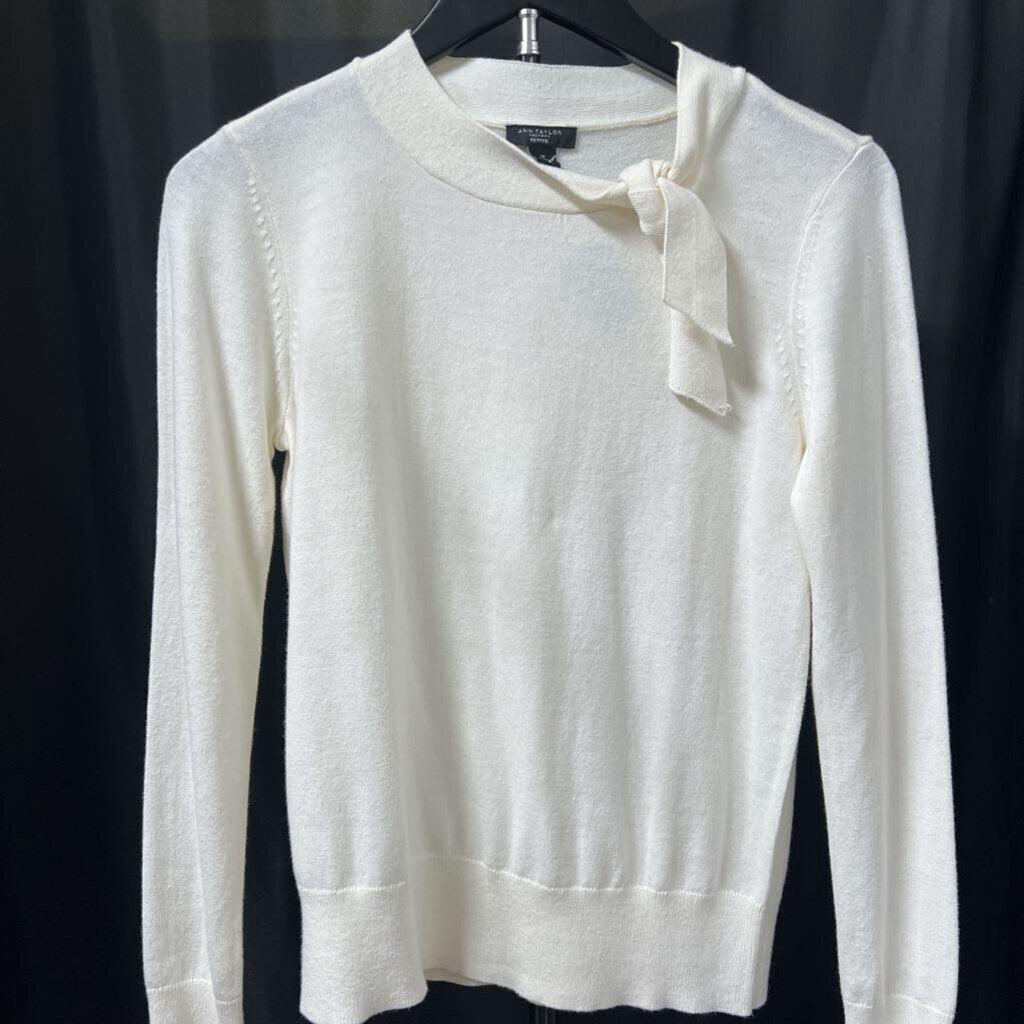 Ann Taylor NWT Tie Neck LS TOPS SP