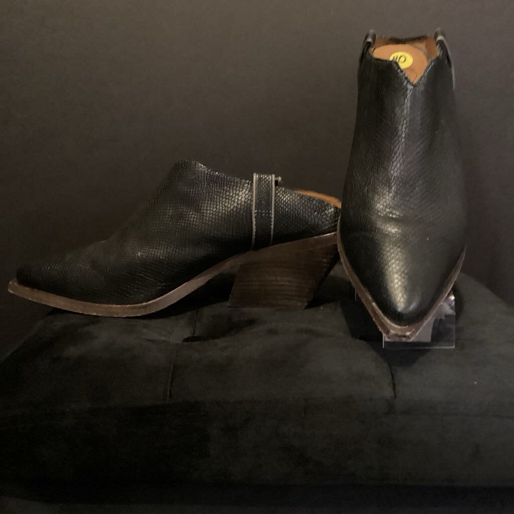 Free People Heeled Ankled Slides SHOES 40