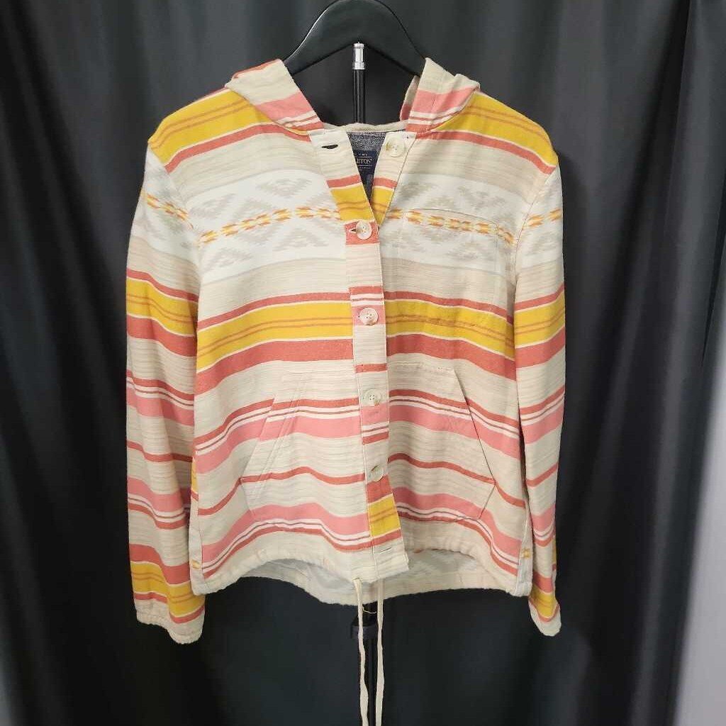 Pendelton Aztec Patterned Hoodie LS SWEATERS M