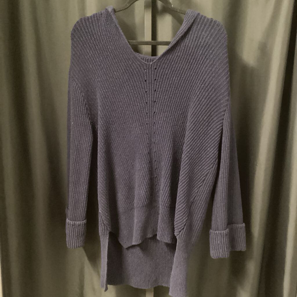 Anthropologie Knit LS Hoodie SWEATERS M