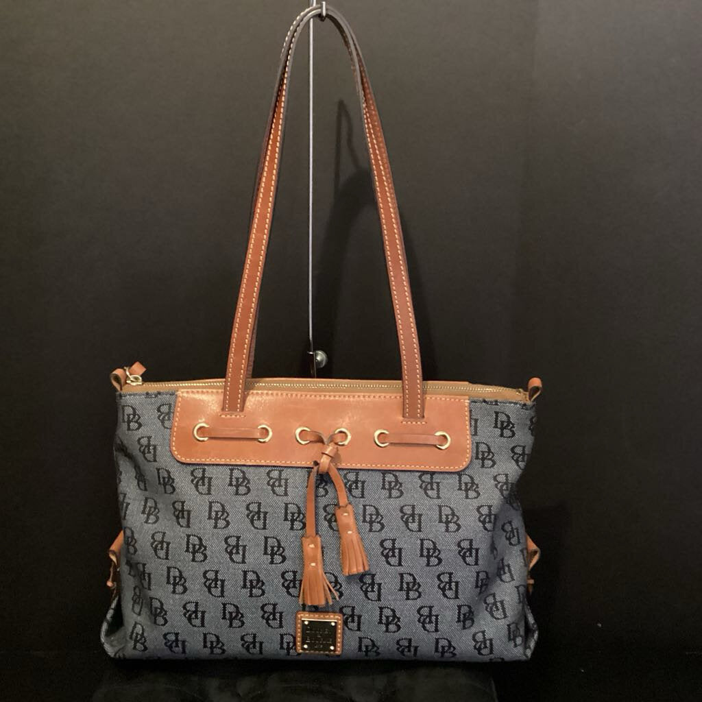 Dooney & Bourke Canvas Denim Monogram HANDBAGS M