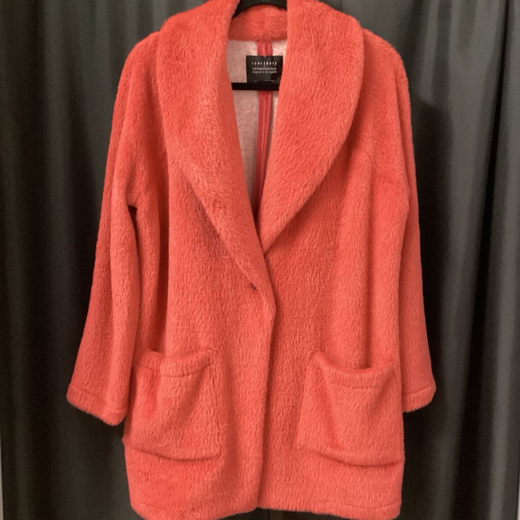 Sanctuary x Anthropologie Faux Fur Teddy Coat JACKETS S