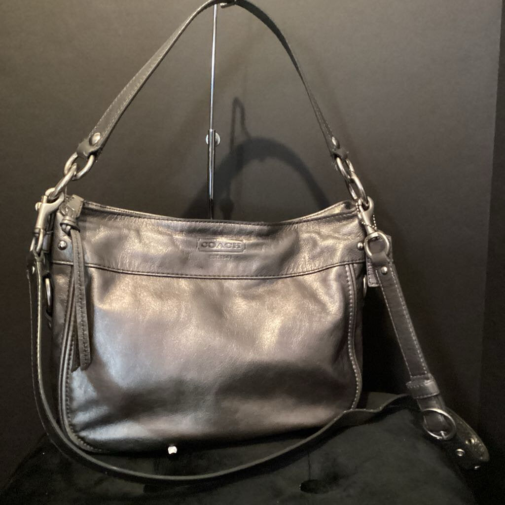 Coach Metallic Leather 2-Strap HANDBAGS M